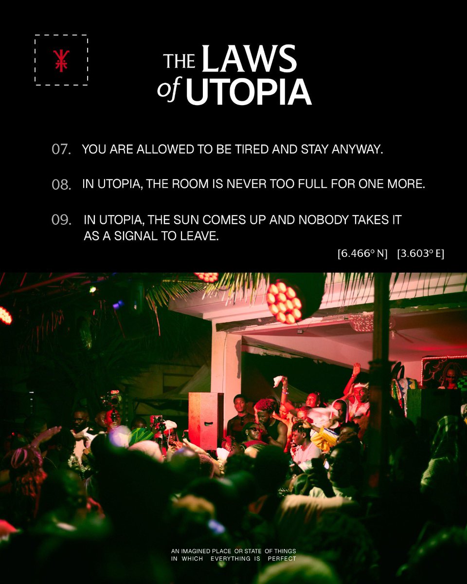 GRP_Collective's tweet photo. Our perfect place is almost ready but first the Laws Of UTOPIA. These are the guiding principles for V7. 

This is where we meet. 

https://t.co/udOc0xOEEi https://t.co/UcaVJ2M9A1