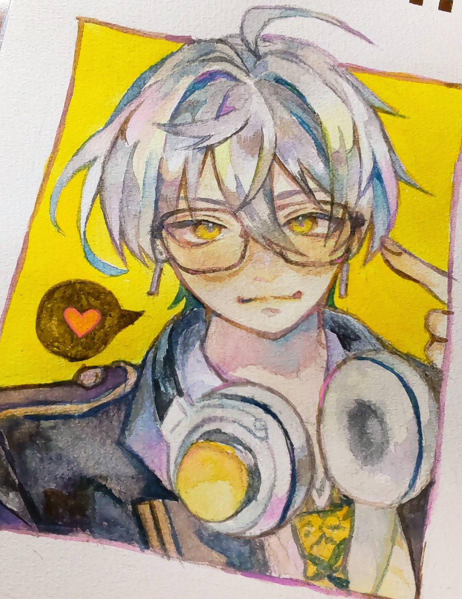 pzrc_iri's tweet photo. #東ディバ絵札
メガネの日らしいのでれおぴにかけていただきました https://t.co/NDXl21Ra92