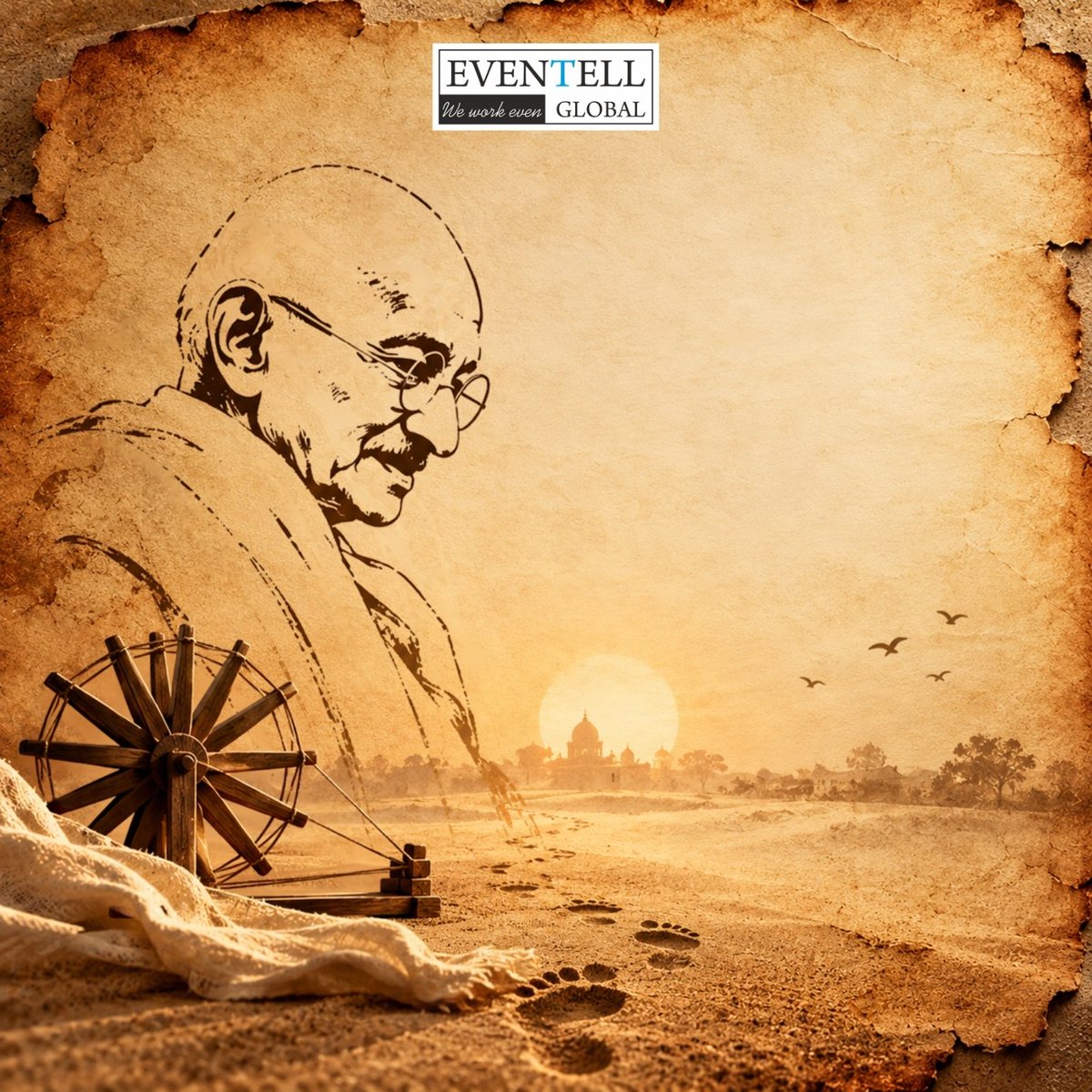 SesameInfo12's tweet photo. “The future depends on what we do in the present.” — Mahatma Gandhi
Some words inspire generations. 🕊️
This Gandhi Jayanti, let our actions reflect truth, peace &amp; humanity.
🧡 Remember the legacy. 🤍 Live the values. 💚 Carry it forward. https://t.co/8dz1oIdxPM