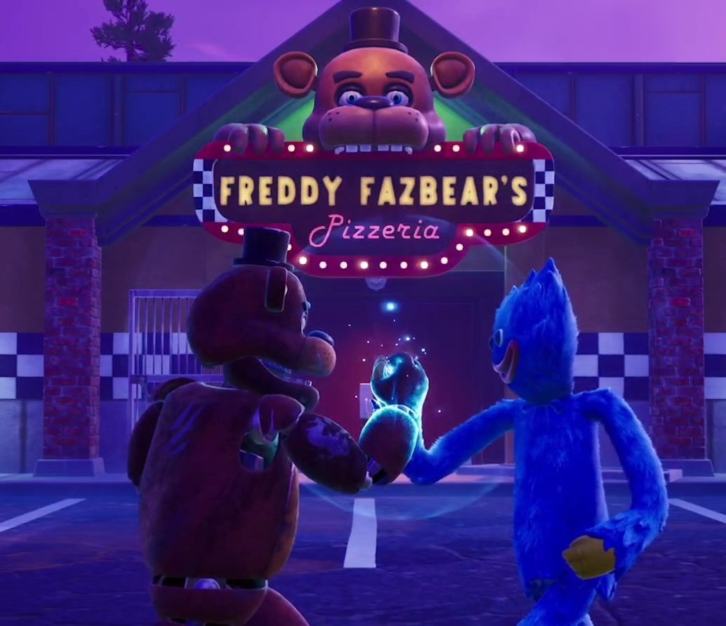 JawsClawsPaws's tweet photo. Huggy Wuggy meets Freddy Fazbear https://t.co/niqmKJ5tk9