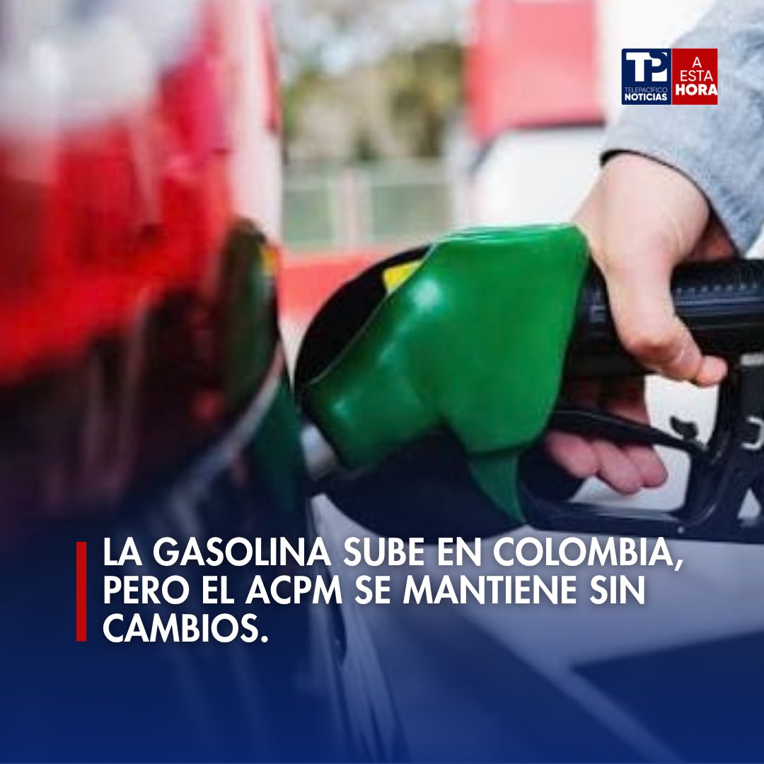 TPNoticias_'s tweet photo. La gasolina sube en Colombia, pero el ACPM se mantiene sin cambios.

En Cali, el galón de gasolina pasa de $16.339 a $16.386, es decir, $47 más.

El Gobierno explica que el ajuste está relacionado con la actualización del precio reconocido a los productores de etanol y señala que la medida busca generar alivios para los productores de caña de azúcar del Valle del Cauca, afectados por el terremoto del 10 de agosto.

Mientras tanto, el diésel permanece en $11.763 por galón en Cali.

Además, mantener estable el ACPM durante octubre representaría un ahorro fiscal estimado de $15.803 millones para la Nación.

Estos son precios de referencia y el valor final puede variar en cada estación de servicio.

#Gasolina #ACPM #Cali #ValleDelCauca #Combustibles #Economía #TelepacíficoNoticias