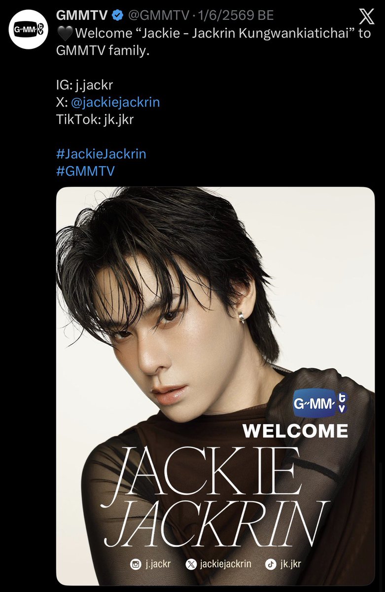 BabyJKBB's tweet photo. 29/3/2024
See you on the horizon 🧡
#UntilWe_MeetAgain
#JackieJackrin
#OTH_Ent https://t.co/pFLEi6b1j1
