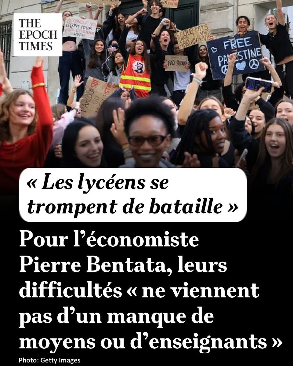 EpochTimesFR's tweet photo. « On pourra dépenser davantage, leurs performances ne changeront pas », déclare l’économiste Pierre Bentata : https://t.co/AmOs9JHNVG https://t.co/SyJmgAy5HN