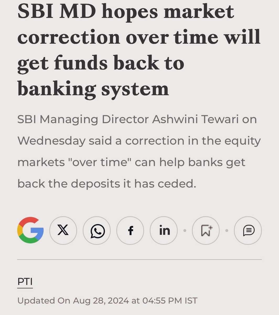 Asan_research's tweet photo. 2 years old statement by SBI MD https://t.co/1H22iR4cwi