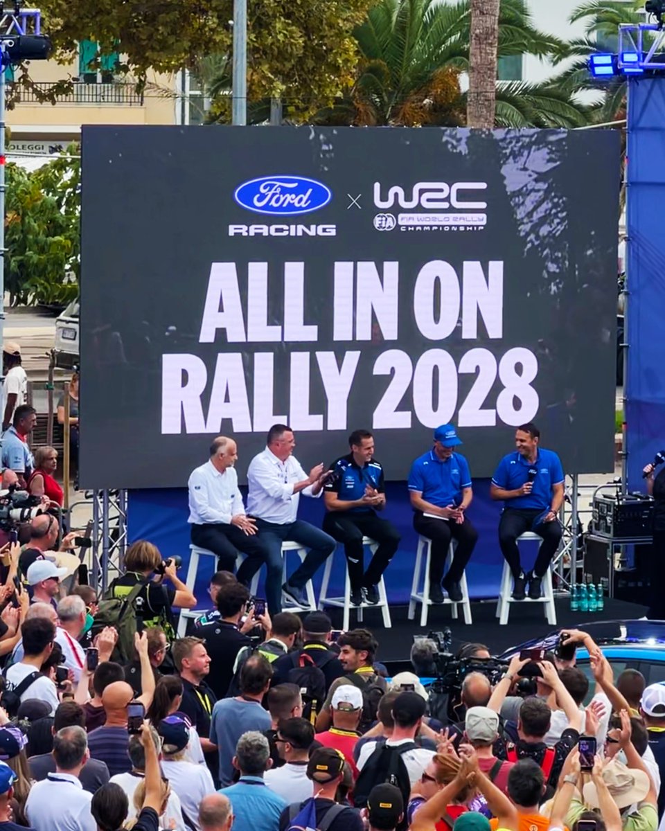 DirtFishRally's tweet photo. This is not AI or Photoshop. Ford is returning to the WRC in 2028! 🙌🎉 https://t.co/Y2Au5GjYvh