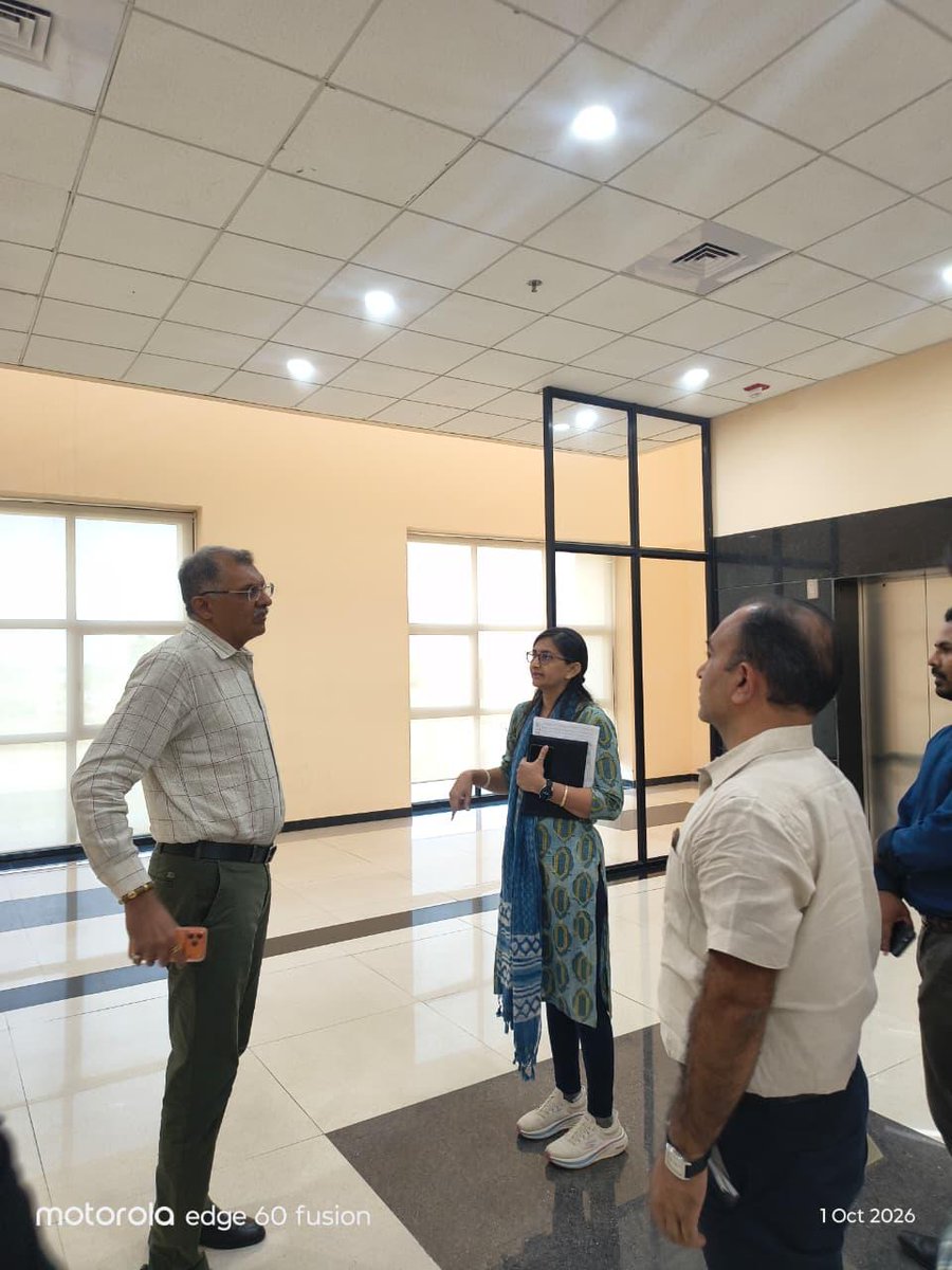 InfoGujcost's tweet photo. Big things are taking shape @RSCBhavnagar  

Director General @infogujcost @DdJadeja749   reviewed the on-site preparations for the upcoming #Hackathon and provided valuable guidance to strengthen the 36-hour innovation journey and empower young problem-solvers.

Mark your calendars for 6–9 October 2026 @RSCBhavnagar 

Get ready to witness an exciting showcase of innovation, technology and creativity as young innovators come together to develop solutions to real-world challenges.

Students are gearing up to innovate, build and transform ideas into solutions!

#Hackathon2026 
#RSCBhavnagar 
#ROBOFESTGujarat
#STEMInnovation 
#TechInnovation 
#YoungInnovators
