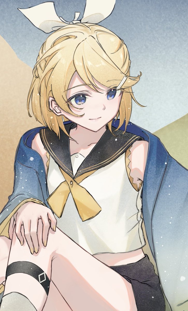 potepalette's tweet photo. 葛飾北斎シリーズのリンちゃんwip https://t.co/9Qu9xnI5MV
