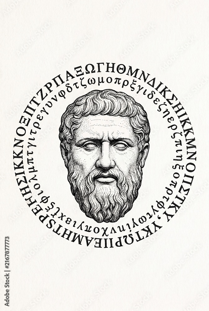 deep_vision27's tweet photo. https://t.co/uu1MzZjnZR
Vintage style engraving of an ancient Greek philosopher bust surrounded by a circular text border

#plato #philosopher #greek #ancient #classical #bust #portrait #drawing #engraving #etching #blackandwhite #monochrome #philosophy #wisdom https://t.co/q74El9M0oP