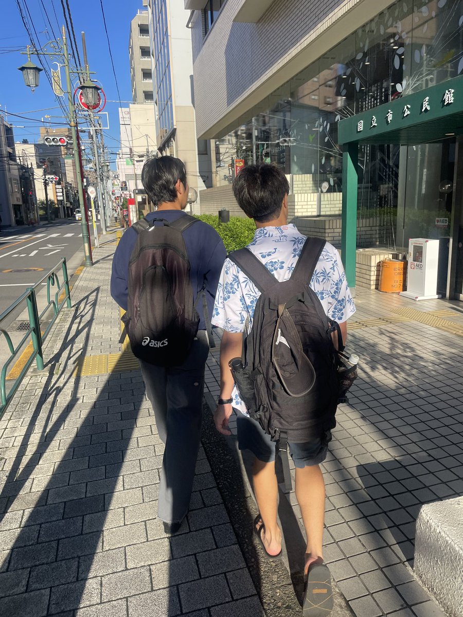 hyakunenjichi's tweet photo. 『対話のゆくえ 京都大学吉田寮』
一橋大学上映。

中和寮生と一緒にビラ配布。一橋大学キャンパスと国立界隈。公民館やお店に貼らせていただきました。写真はあまり撮れなかったけど、本当にありがたい‼️

是非お越しください。 https://t.co/t5laYvXGyA