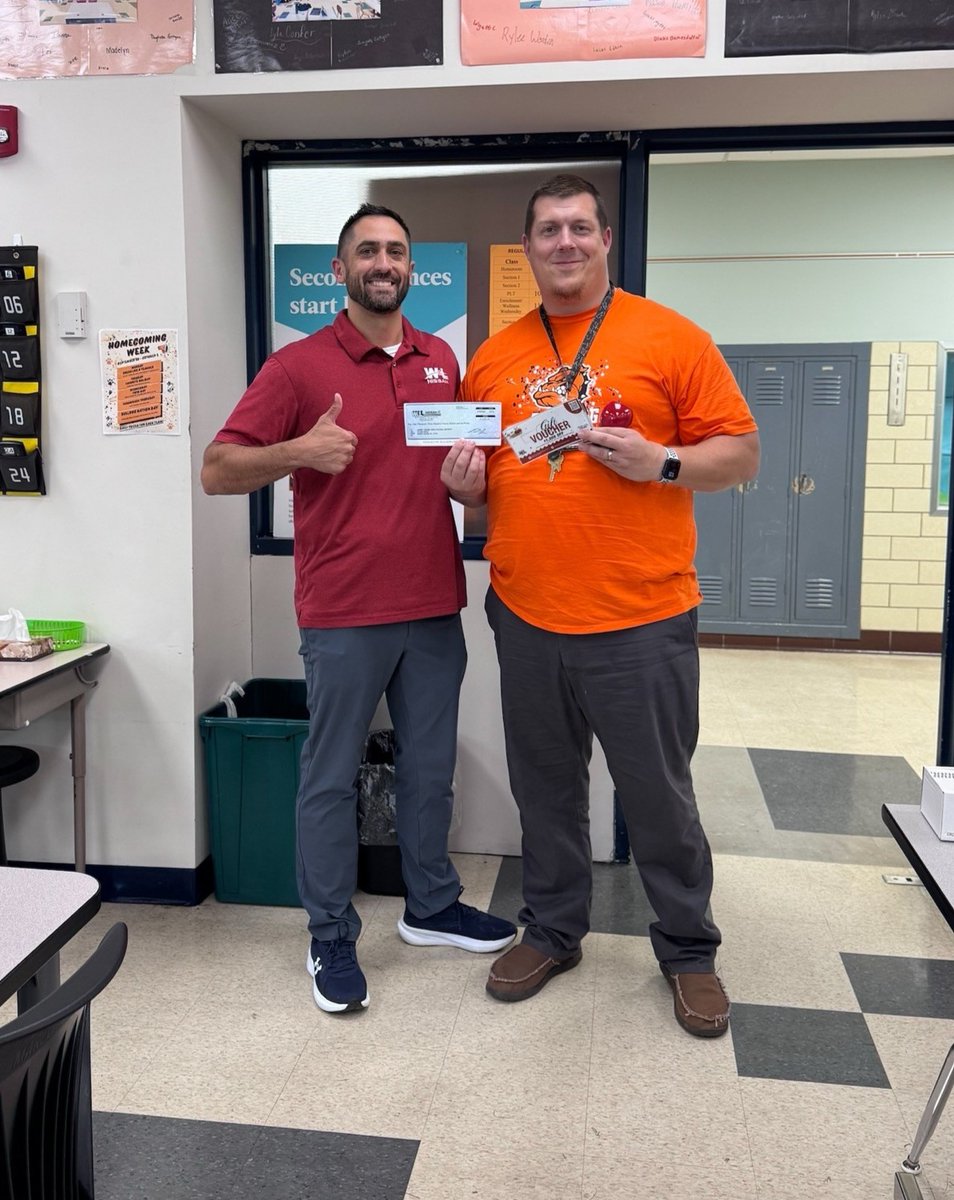JSASDSchools's tweet photo. Congratulations, Mr. McCabe!
We’re proud to celebrate Mr. McCabe as the recipient of W&amp;L Nissan’s Teacher of the Month award! Thank you for your dedication and the positive impact you have every day on our students.
#JSBulldogNation https://t.co/XJlsXh9AzR