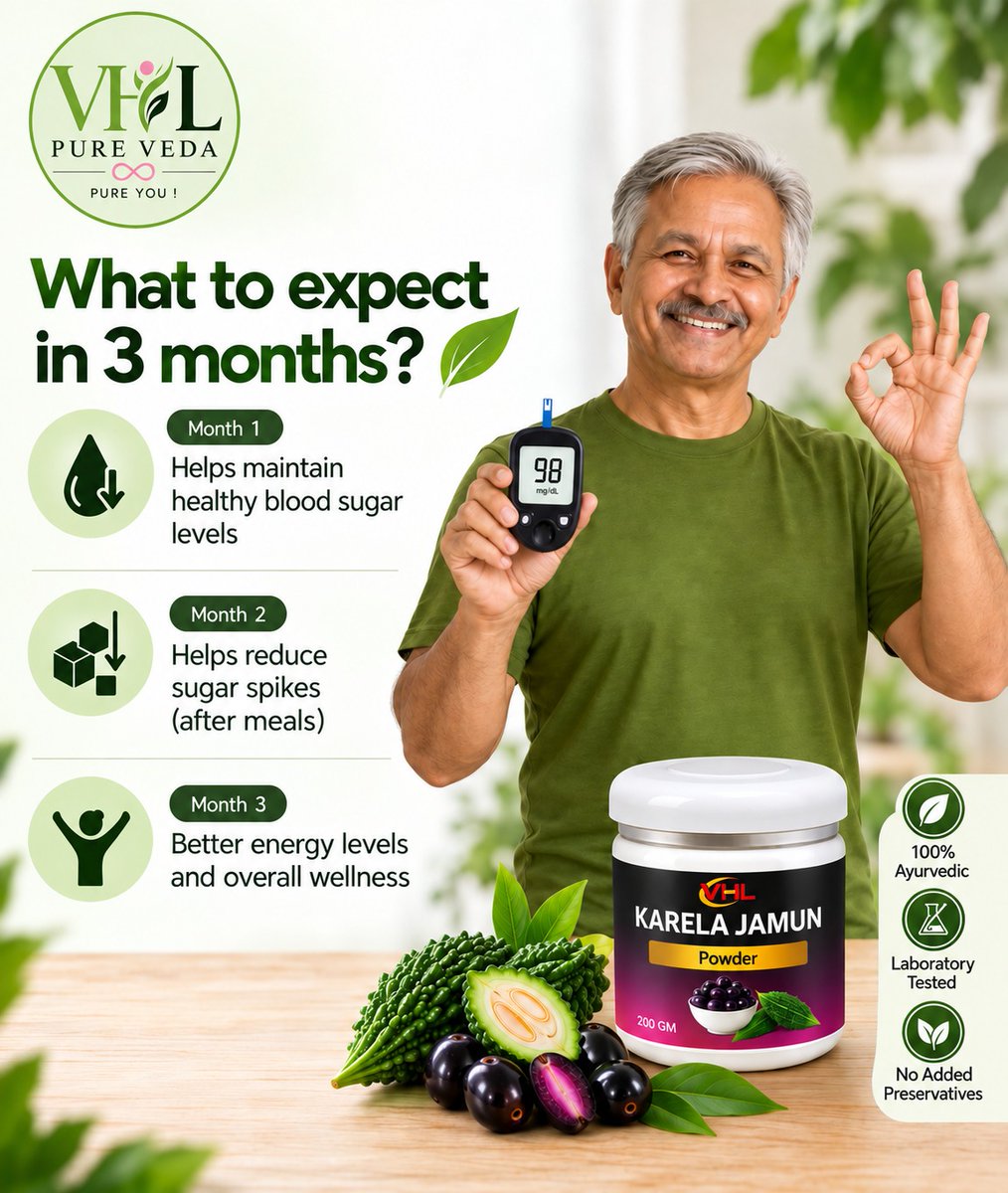 vedahealthlife's tweet photo. Veda Health Life Karela Jamun Powder! π
β¨ 100% Ayurvedic
π± Supports natural metabolism
π Easy to include in your daily routine
Choose the natural way to care for your health with Veda Health Life!
π© DM us to order today.
#VedaHealthLife #KarelaJamunPowder https://t.co/B3b8EfJ65s