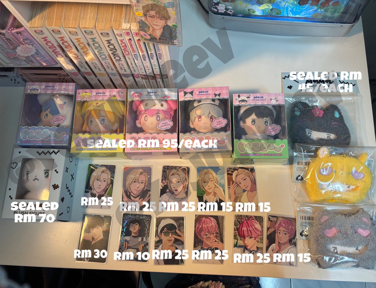 yejunieev's tweet photo. want to sell ₊˚⊹♡ 
on hand ^^

price exc postage | 
rm 8 wm  / rm 15 em
#pasarplaveMY #pasarplave https://t.co/cImokeZEwA