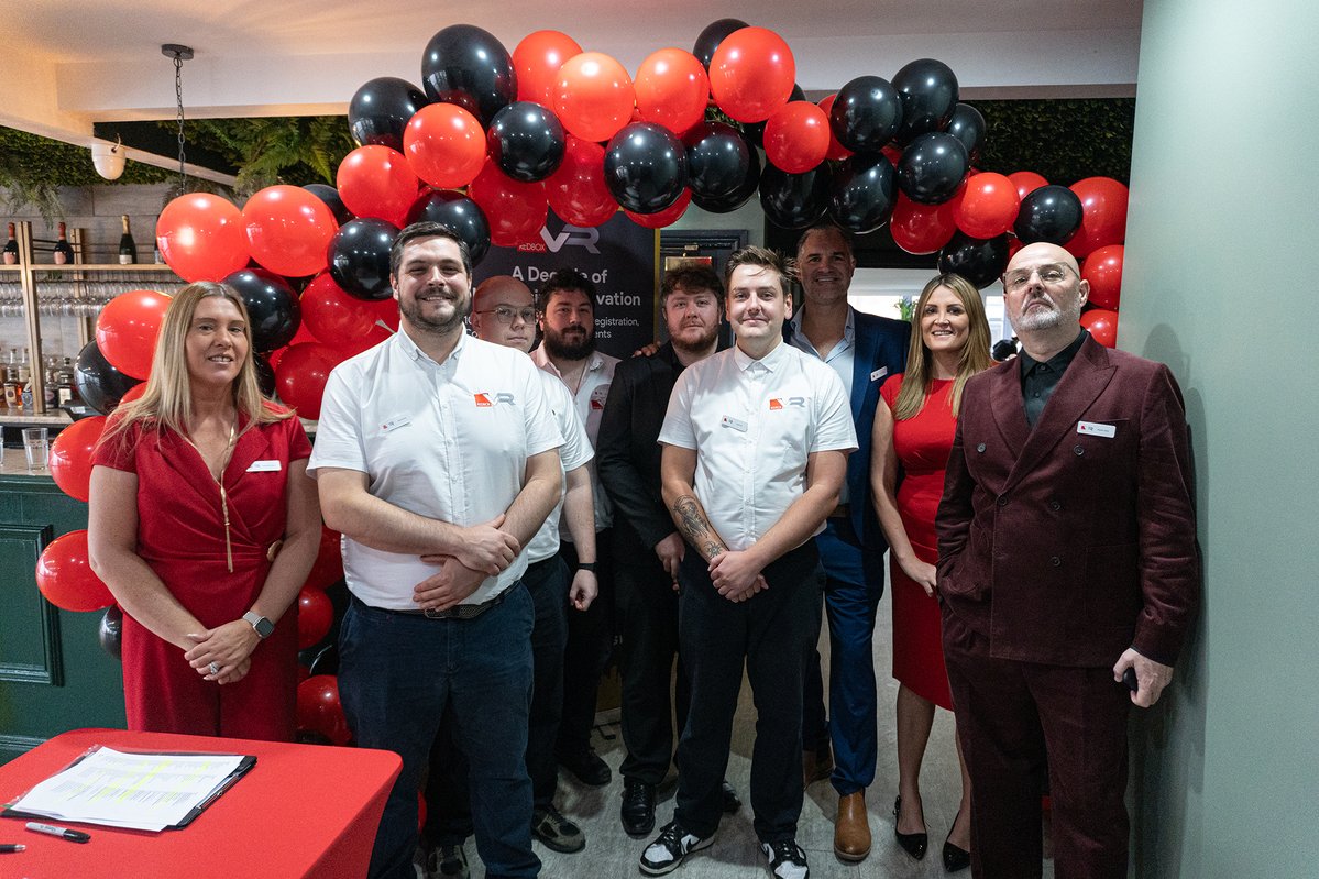 redboxxr's tweet photo. RedboxXR's 10th Anniversary &amp; Brand Evolution! 🎉

On Tuesday, the team hosted our 10th Anniversary event in Manchester. It was amazing to see everything we’d worked on come together and to hear so much positive feedback afterwards. Thanks to everyone who attended! https://t.co/RHMz9eeBgt