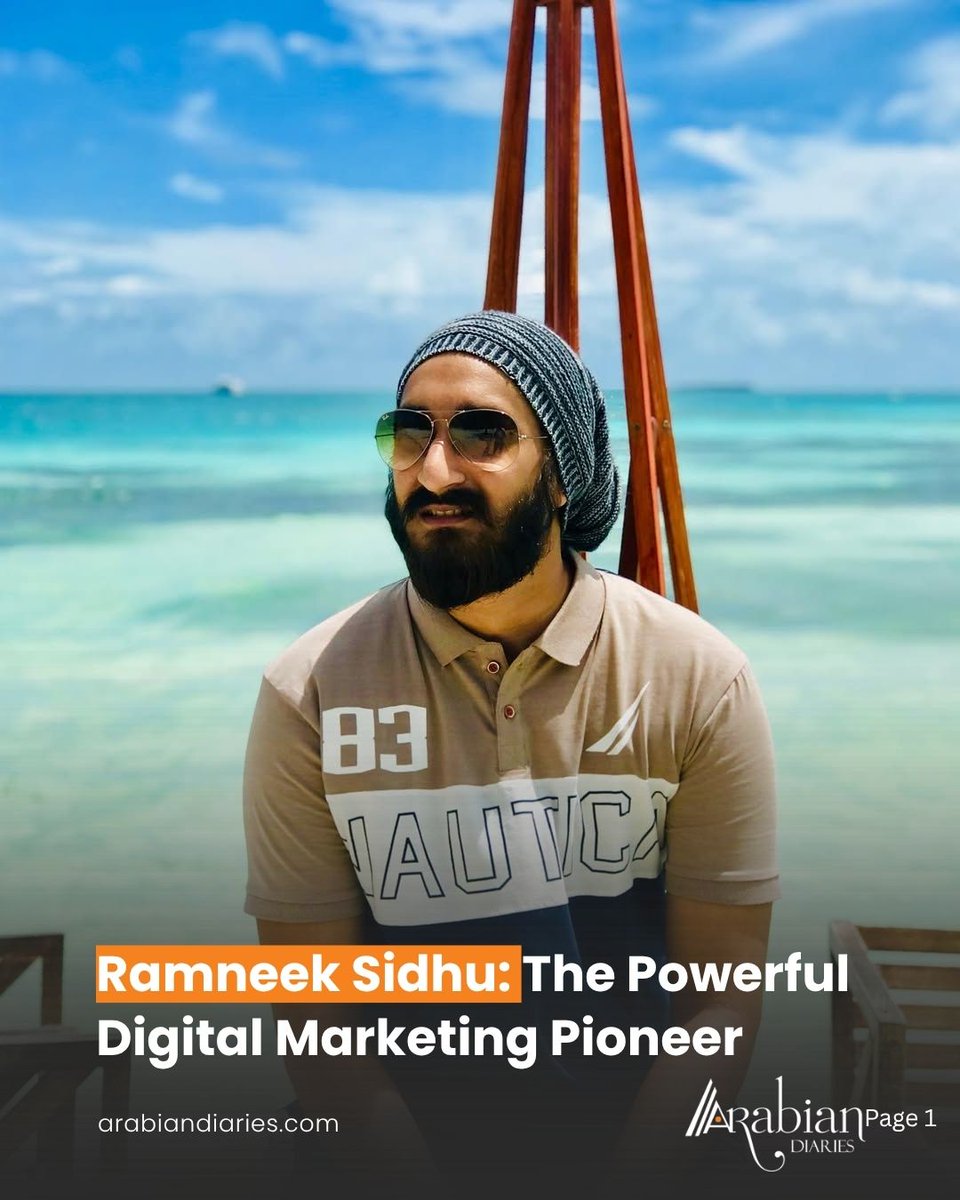 allebah's tweet photo. Ramneek Sidhu’s journey from Mohali to UAE digital marketing success showcases innovative branding, social media influence, data-driven strategies, and mentorship in the modern business world. https://t.co/ucxTmwXHFk