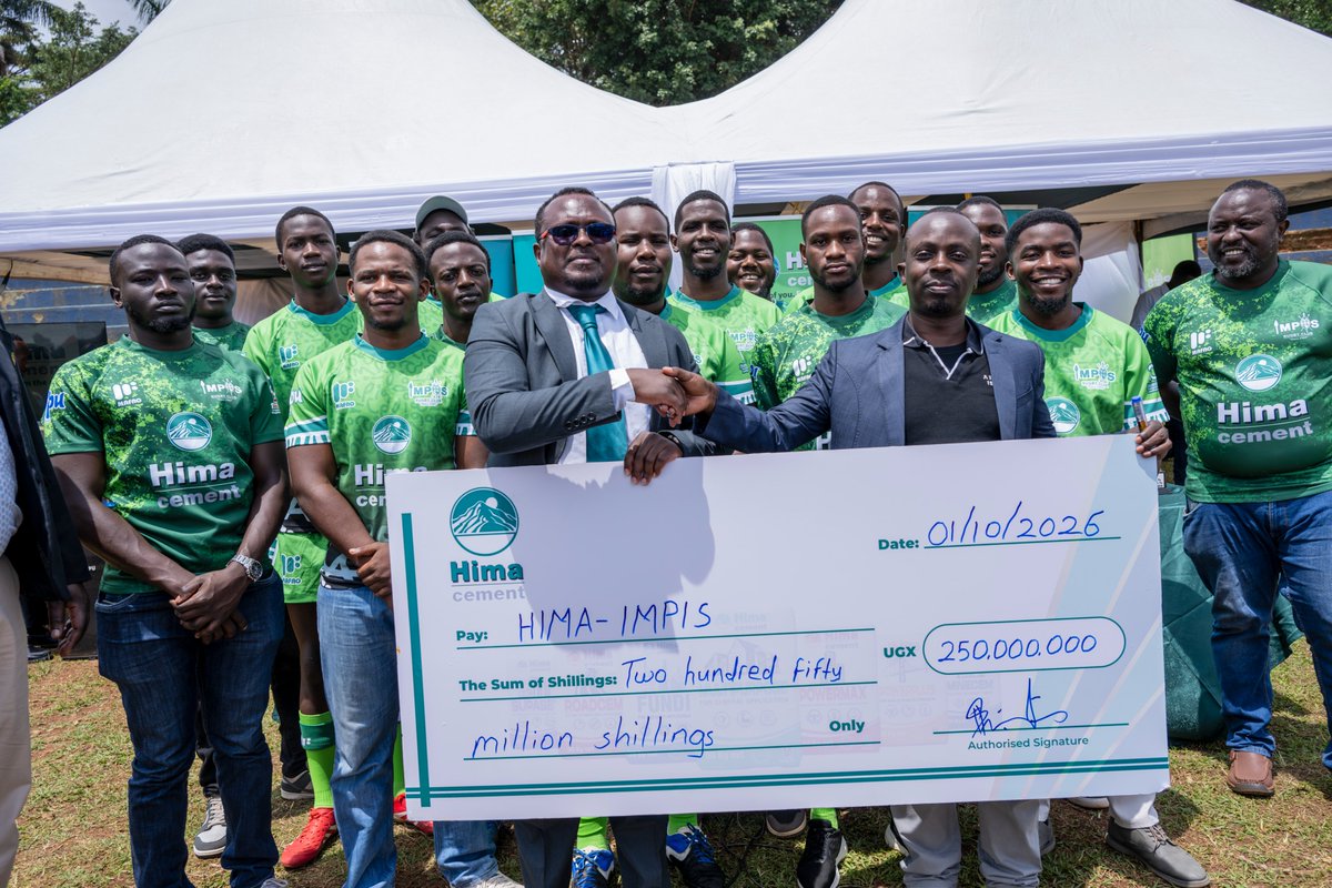 PulseTrendsUg's tweet photo. A major boost for the Impis! #HimaCement has committed UGX 250 million over two years to support Makerere Impis’ Uganda Rugby Premiership campaign, preparations and operations.The partnership was unveiled at the Graveyard with the launch of the new Hima Impis jerseys. #Arrongance https://t.co/oXZOERQu7e