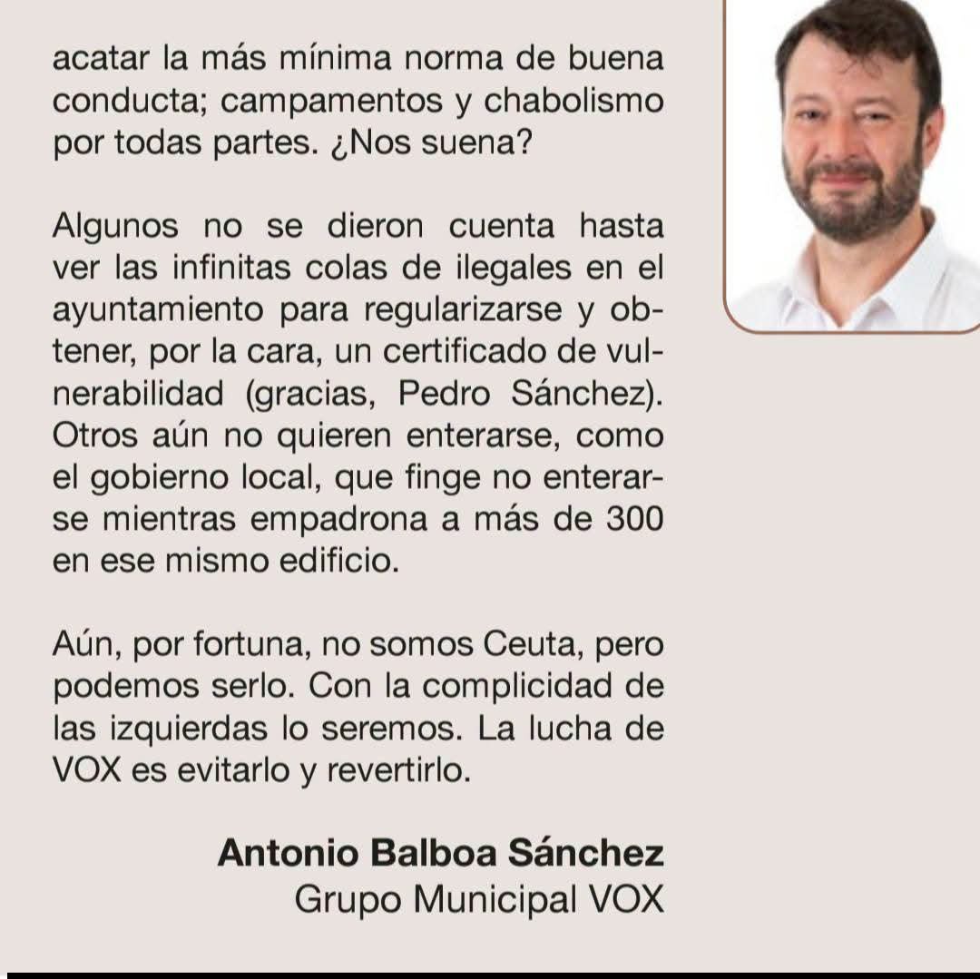 voxsantadria's tweet photo. La complicidad de la izquierda y la inmigración ilegal masiva traen inseguridad y degradación a nuestros barrios.  

​En VOX lucharemos por la seguridad de tus familias y para revertir esta situación. 

¡Fronteras seguras! 🚧🚨

📰 Articulo escrito por @BalboaTonyVox en la Revista VIURE

#santadriadebesos #sab #VOX #BarriosSeguros #CuidaLoTuyo