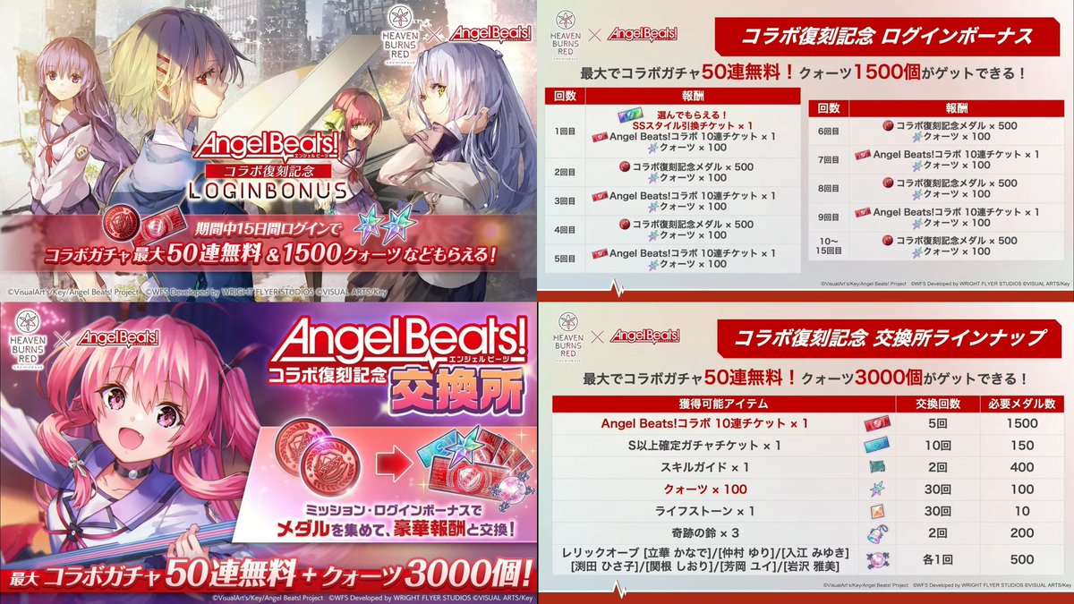 heaven_KEY1's tweet photo. #おかえりヘブバンAngelBeats https://t.co/OZ044rqqRu