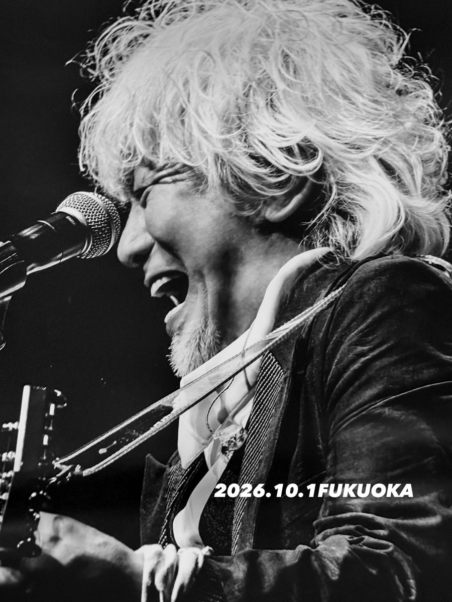 ruinguk's tweet photo. #玉置浩二 with 故郷楽団 
Concert Tour 2026  
ファンファーレ!!
福岡に初参加🔰

感動でした🥹素敵でした✨
3階席まで
玉置さんの声が響き渡りました♪
ときには優しく
ときには激しく
ときには妖しく
人生を叱咤激励してくださったような
コンサート🎵でした♡
ありがとうございました😭 https://t.co/UbFwLOPFh5
