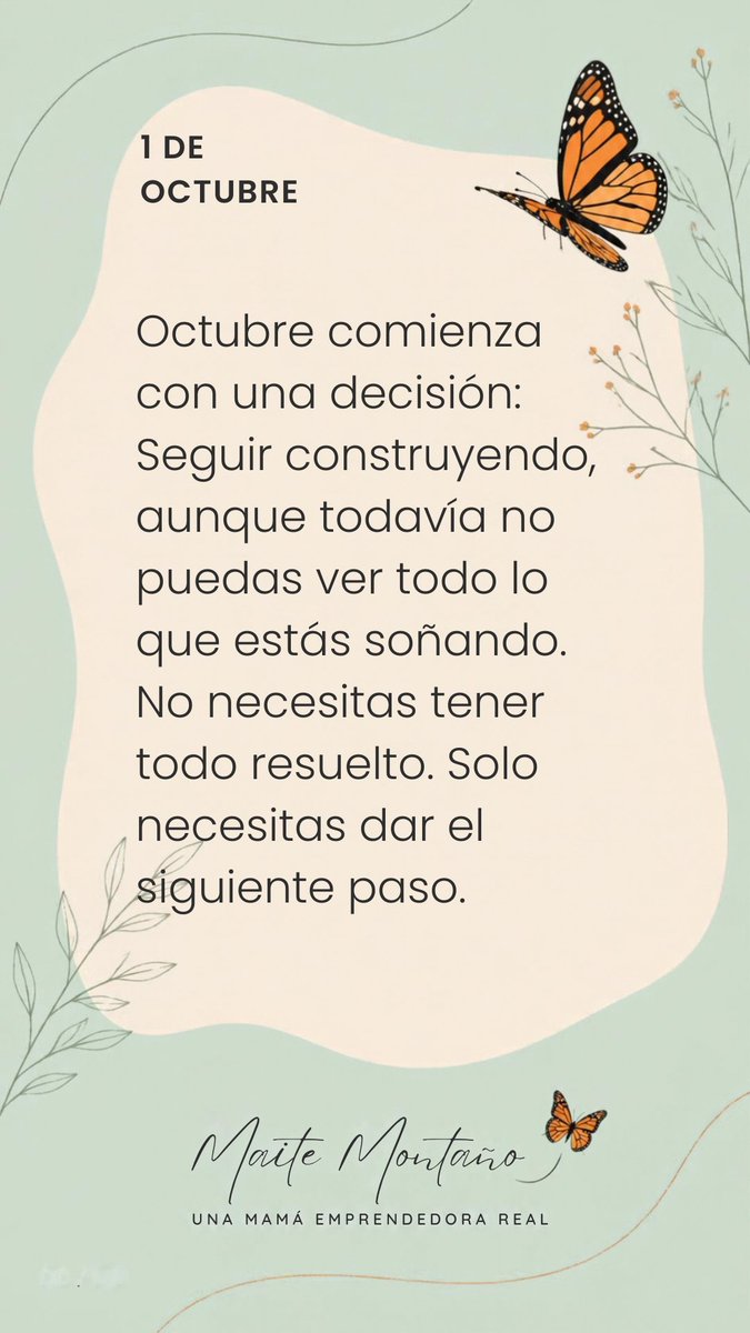 MMayfer's tweet photo. Octubre comienza con una decisión: https://t.co/8AwmIfrM7C