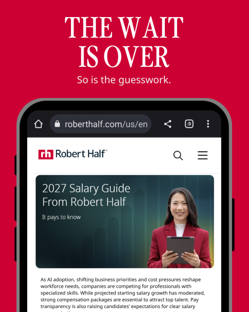 VedranaSS's tweet photo. Whether you're hiring, retaining top talent, or planning your next move, market data matters. The 2027 Salary Guide From #RobertHalf offers salary insights and in-demand skills to help you stay competitive: https://t.co/U6PF0xvAvk #RHSalaryGuide https://t.co/l5fzfNaVav