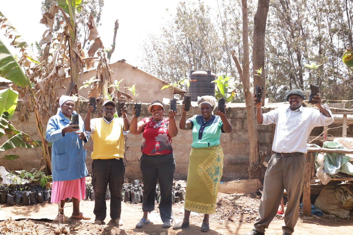 CAREinKenya's tweet photo. In Kajiado South, communities are turning restoration into opportunity.

Across Kuku, Kimana and Entonet-Lenkism Wards, women and youth are restoring degraded land through tree planting, terracing, earth bunds and rangeland restoration while building sustainable livelihoods.

Women's groups are also raising dairy goats, improving household incomes while reducing pressure on natural resources.

Through #SowingChange, @CAREinKenya and @WWF_Kenya are supporting community-led restoration and economic transformation. 

#CAREAlwaysThere #NatureBasedSolutions #ClimateResilience