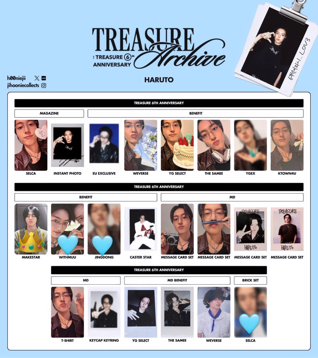oow0s's tweet photo. TREASURE anniversary トレカ 交換 買取 お祈りトレカ

譲 買取(金額ご提示ください) / 他ツイトレカ

求 👑 > 🩵

郵送/手渡し 
お気軽にお声がけください📨 https://t.co/ycTINxbcV8
