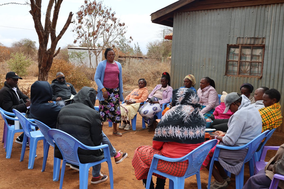 CAREinKenya's tweet photo. In Kajiado South, communities are turning restoration into opportunity.

Across Kuku, Kimana and Entonet-Lenkism Wards, women and youth are restoring degraded land through tree planting, terracing, earth bunds and rangeland restoration while building sustainable livelihoods.

Women's groups are also raising dairy goats, improving household incomes while reducing pressure on natural resources.

Through #SowingChange, @CAREinKenya and @WWF_Kenya are supporting community-led restoration and economic transformation. 

#CAREAlwaysThere #NatureBasedSolutions #ClimateResilience