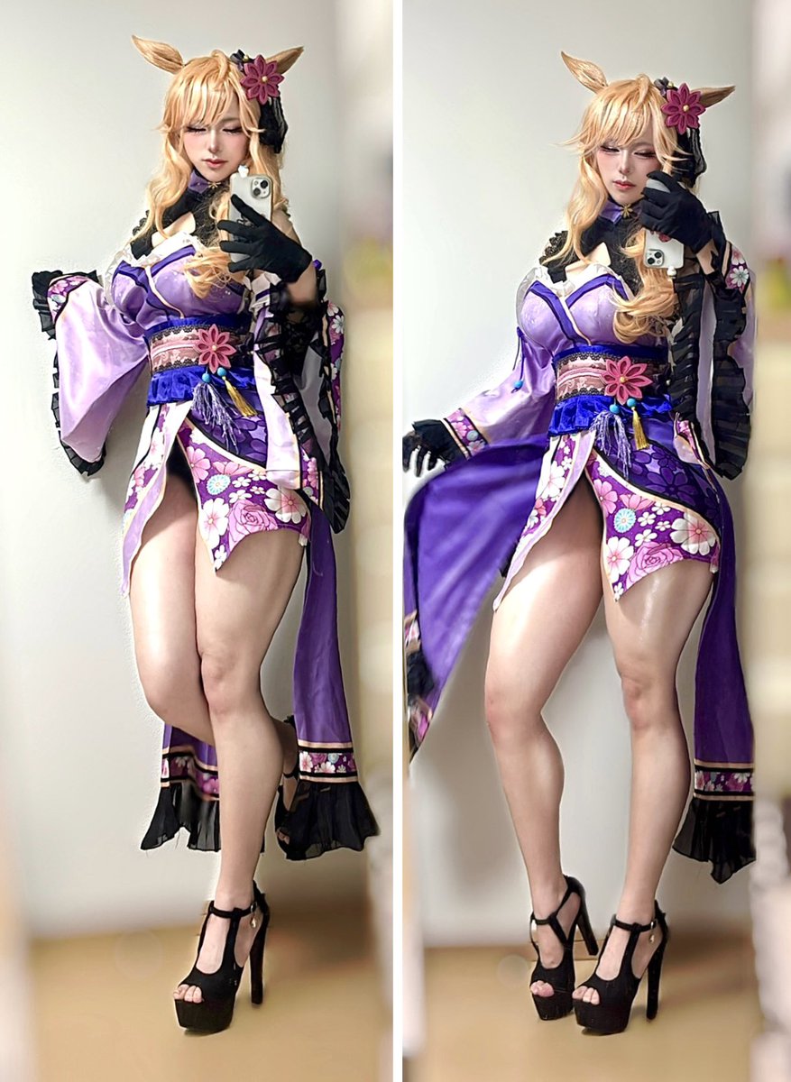 Altius_cos's tweet photo. 着物シチー🐴💜 https://t.co/N0m2mceh40