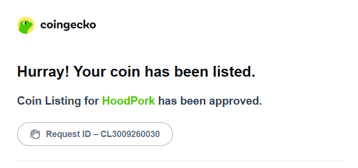 Porkumeme's tweet photo. Thank you @coingecko https://t.co/LxjBDch0dJ