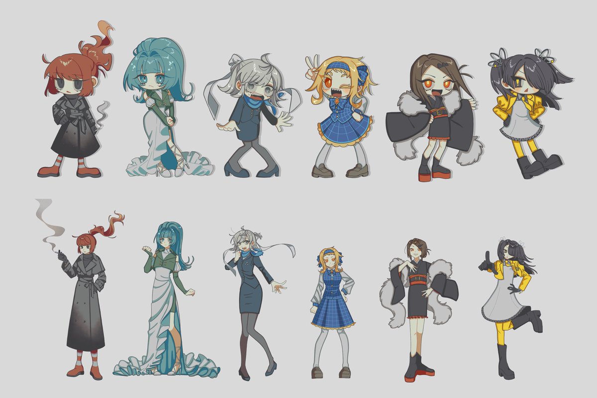 Mint_Mehane's tweet photo. 発電擬人化　まとめ
CSだと隠れちゃってる部分も頑張ったので見て〜⚡️ https://t.co/71A9SKlimJ