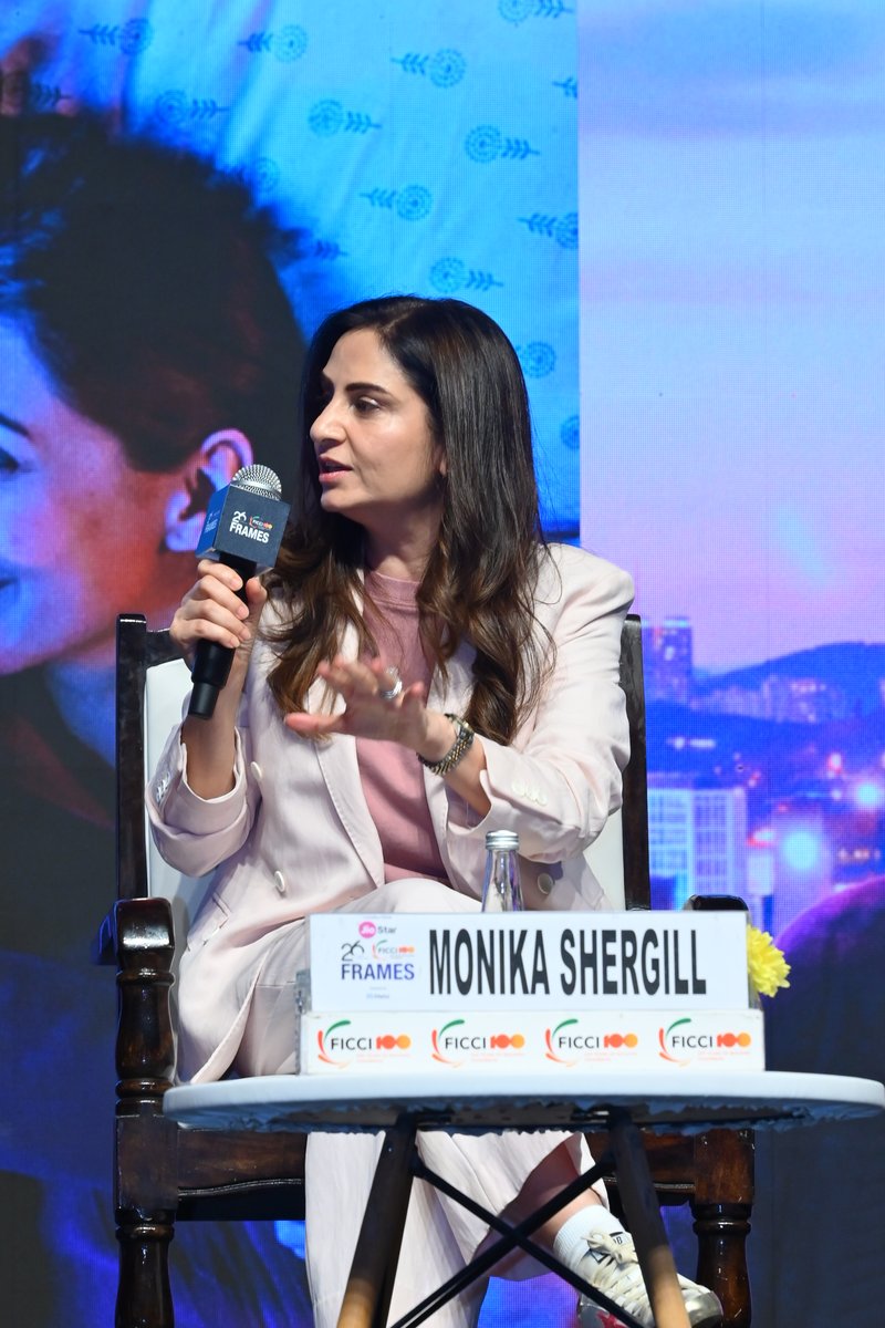 FICCIFRAMES's tweet photo. The Next Big Story: What audiences want, what creators are imagining and how bold programming choices are shaping what comes next

Monika Shergill, Vice President- Content, Netflix India on the evolving content landscape and the need for long-format storytelling to raise the bar on quality.

She highlighted how audiences ultimately shape the content landscape with an abundance of choices influencing what resonates. 

#FICCIFRAMES2026 #IndiasMediaMoment #MediaAndEntertainment #InfiniteContent
