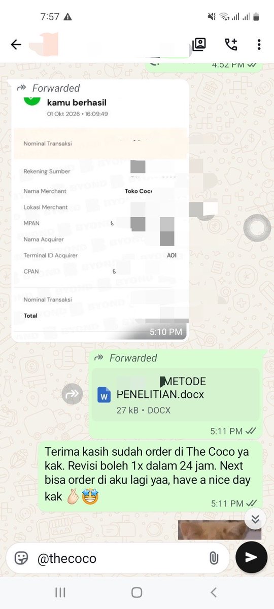 cocobayy_'s tweet photo. Proposal metode penelitian
#testimonijokicoco #jokimetlit #jokiproposal #jokiskripsi https://t.co/ttTMvsBHJw