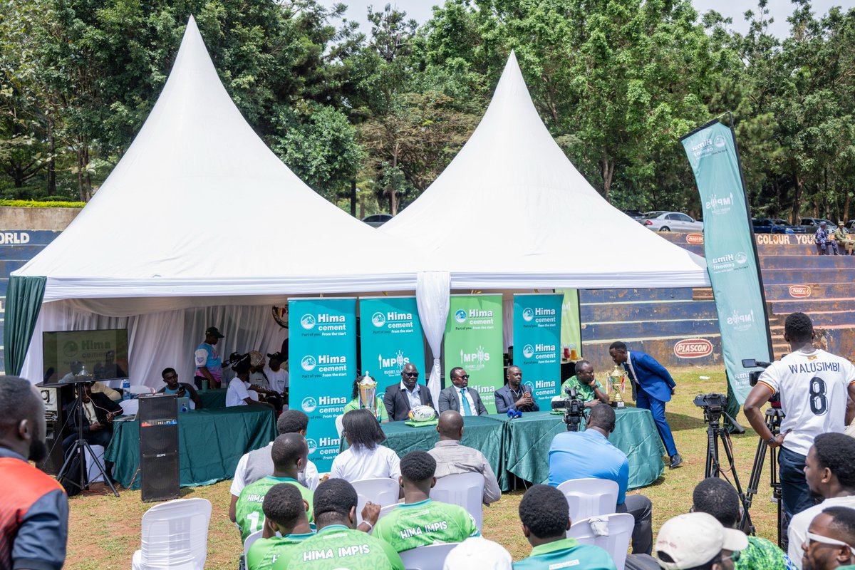 PulseTrendsUg's tweet photo. A major boost for the Impis! #HimaCement has committed UGX 250 million over two years to support Makerere Impis’ Uganda Rugby Premiership campaign, preparations and operations.The partnership was unveiled at the Graveyard with the launch of the new Hima Impis jerseys. #Arrongance https://t.co/oXZOERQu7e