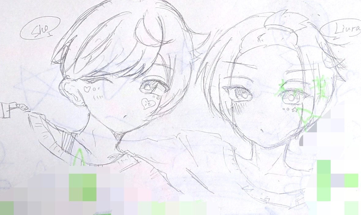 fu_1y's tweet photo. 2022に同じ構図で書いてたの
見つけておどろいてる https://t.co/OWzQU74RBj