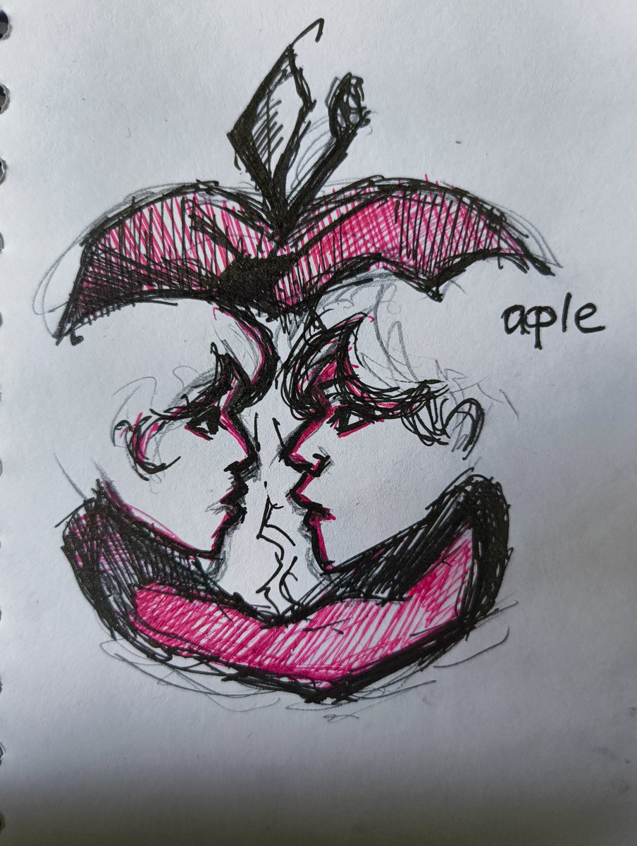 themothandcat's tweet photo. 1. apple 🍎 

#inktober2026 #minsung https://t.co/MPniqD8CZC