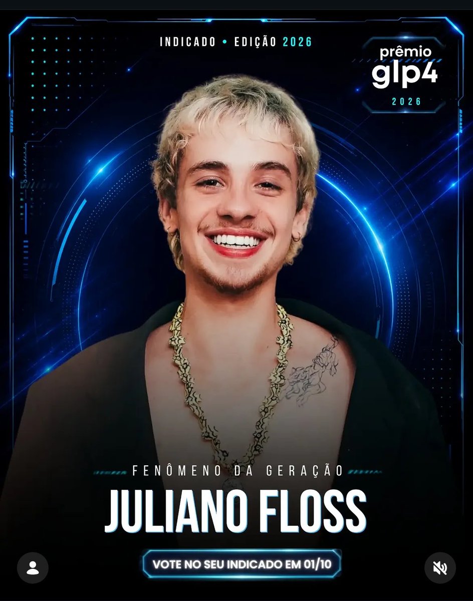 day_tuitt's tweet photo. Começaram as votações do Prêmio GLP4 2026 e trazer mais esse pra ele. Vamos focar em Fenômeno da geração @julianofloss 

🔗 https://t.co/JqDz8ONzHd https://t.co/yB5642FsLq