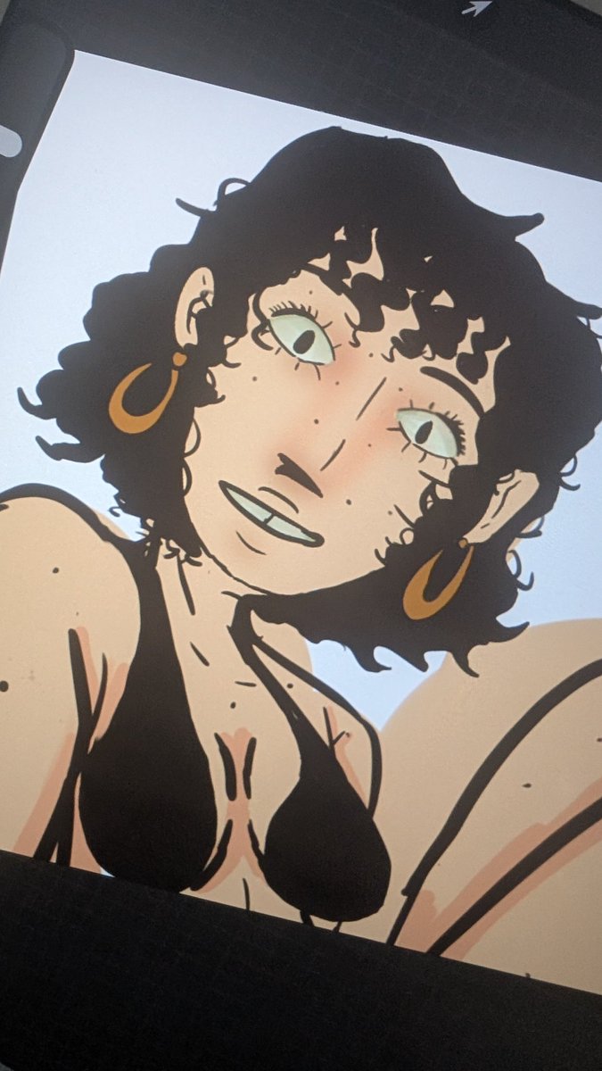 Magical1010101's tweet photo. Ashley bikini WIP

#TheWaltenFiles #TWF #analoghorror #twffanart https://t.co/NrQqP7hbNz