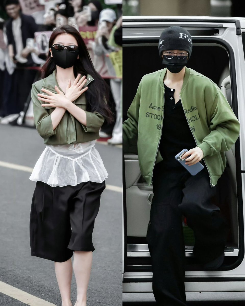 lovelyjkks's tweet photo. they've been lowkey coordinating their fits these days omg https://t.co/ulcFZRap5k