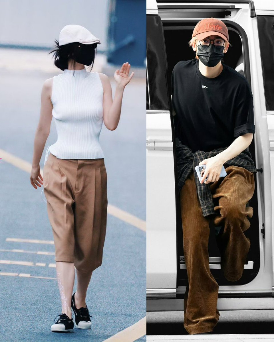 lovelyjkks's tweet photo. they've been lowkey coordinating their fits these days omg https://t.co/ulcFZRap5k