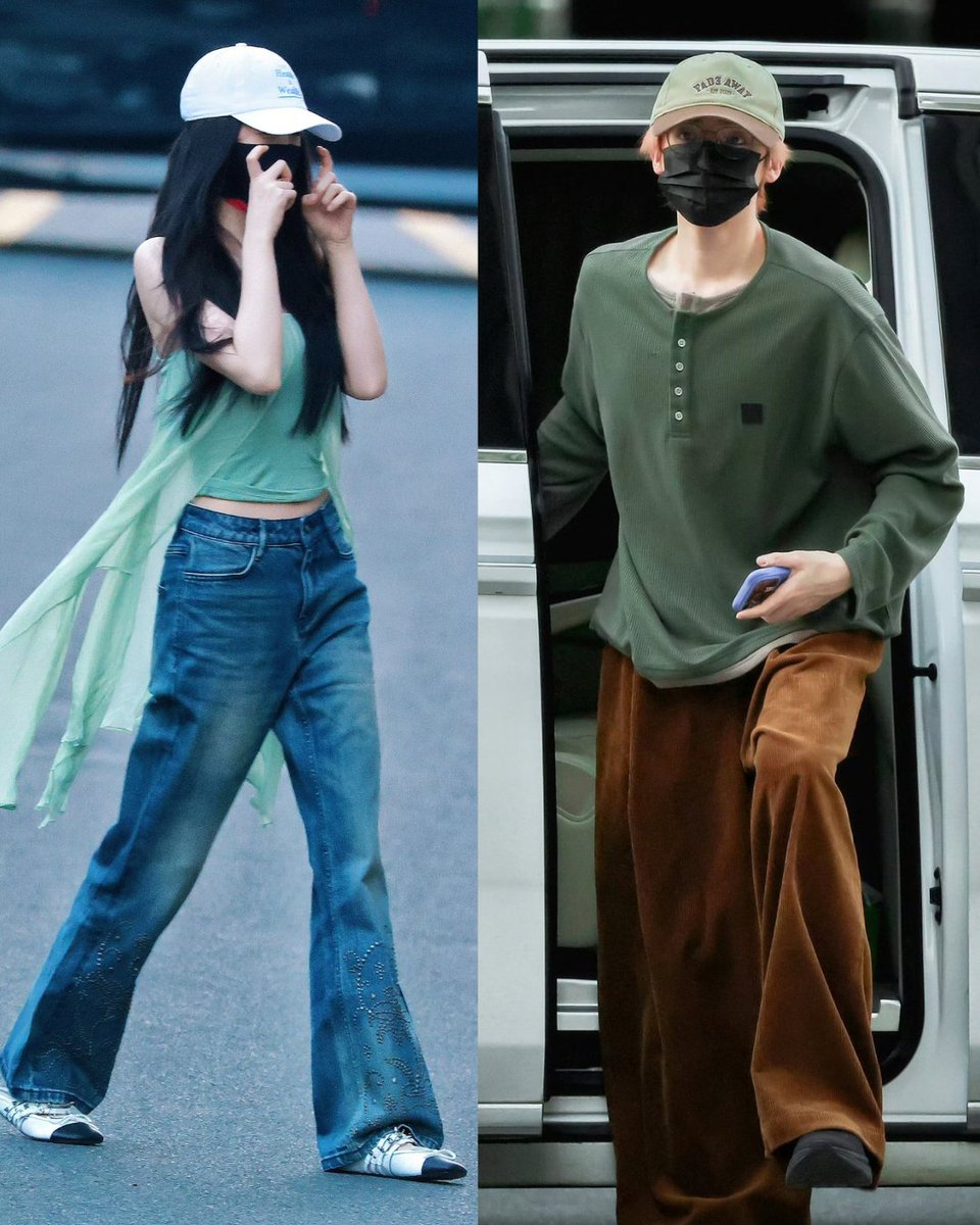 lovelyjkks's tweet photo. they've been lowkey coordinating their fits these days omg https://t.co/ulcFZRap5k