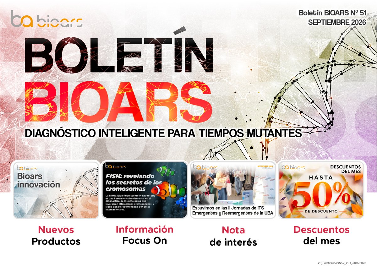 BioarsSA's tweet photo. Boletín Bioars #52 🌸 ¡Mirá todas las novedades! - https://t.co/K5NJctGD10 https://t.co/7OyLESgj2T