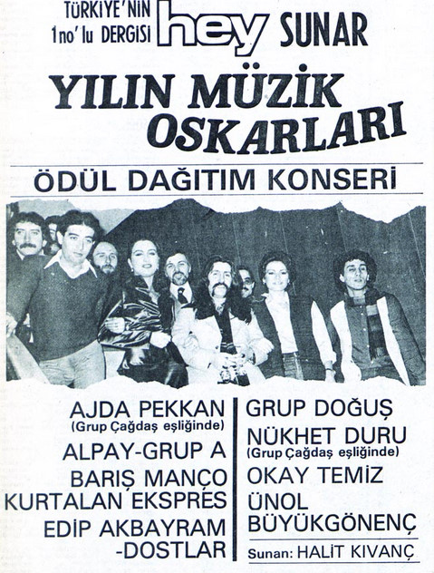catty_011's tweet photo. Photo by E. Karaalioğlu, S. Onatça, B. Rodrig on August 11, 2026. Image may contain a newspaper, poster, and text announcing Türkiye’s 1st Magazine presents the Music Oscars Award Concert of the Year. https://t.co/bZyUgbzr9L