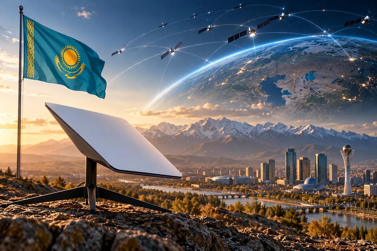 espash_ar's tweet photo. 🛰 إطلاق #إنترنت #starlink في #كازاخستان

تتصل هواتف كازاخستان الذكية مباشرة بأقمار starlink لإتاحة الرسائل وخدمات الإنترنت الأساسية. تتاح الخدمة ترويجياً مجاناً عبر #Beeline، مع خطط لمد إنترنت starlink إلى 124 قطاراً للركاب. https://t.co/r5WIWud7OT