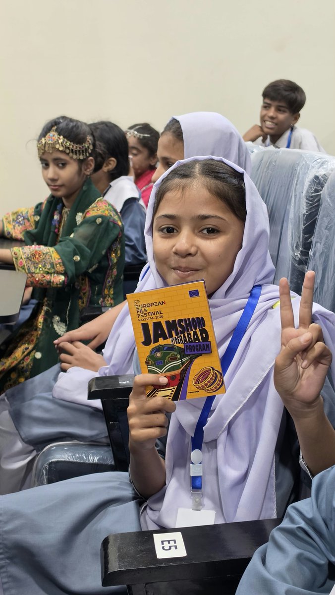 EUPakistan's tweet photo. And just like that, the European Film Festival journey comes to an end.

Hyderabad–Jamshoro was our final stop.

Thank you for joining us for film screenings, conversations, music and live performances and for being part of the audiences that brought it all to life. https://t.co/kLbsS1JYoS