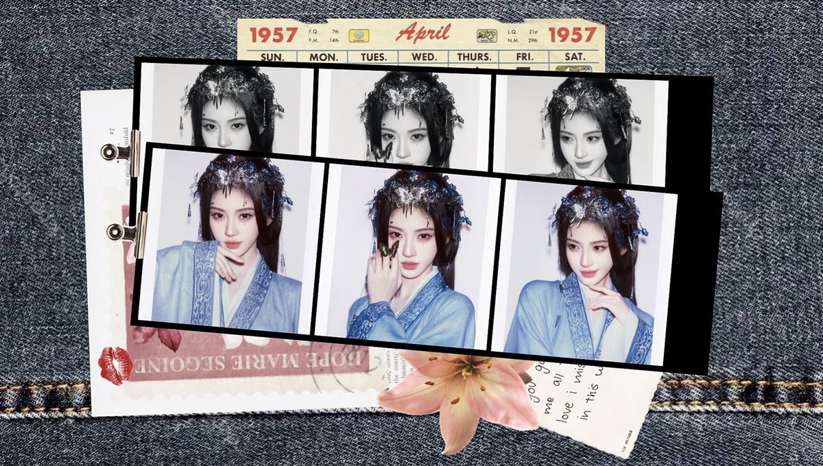 Jiqngyi's tweet photo. 𝒜 precious ladylove is before you /➁ ℒ͟𝑎͟𝑑͟𝑦͟ 𝐽͟𝑖͟𝑛͟𝑔͟𝑦͟𝑖͟ 𝑣͟𝑒͟𝑟͟. 📸🪽 … There are blue and red, showing my majestic polaroid poses. Like a fairy tale character bursting with sparkles. ‘♡ (i.) Of the two, which version do you like? https://t.co/ot7sN91Bgc