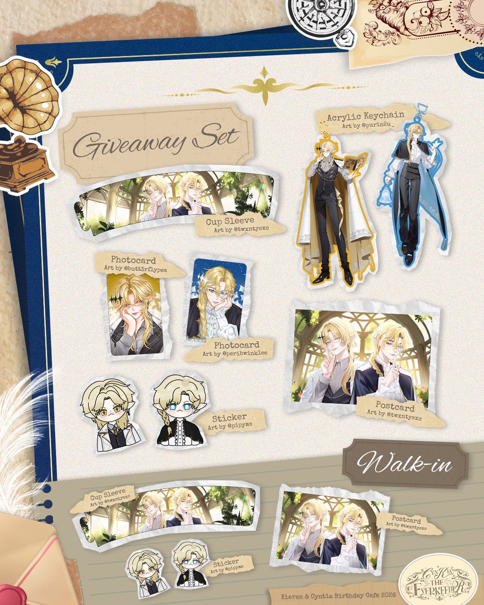 KeepForCynKia's tweet photo. ꧁ ⋆.📯˚࿔ Giveaway Set 𓆪 ꧂ 

( ᴗ͈ˬᴗ͈)ഒ ประกาศถึงผู้ที่จะเดินทางมาพบ Keepers
เราได้เตรียม items ต่าง ๆ ไว้ให้ทุกท่านด้วยนะ !

วัน / เวลาในการลงทะเบียน
🗓️ 17 ตุลาคม 2569
⏳เวลา 19:00 น.

#CynKiaTheEverKeeper #ซินเคียรักษ์นิรันดร์ https://t.co/82aARlMNjk
