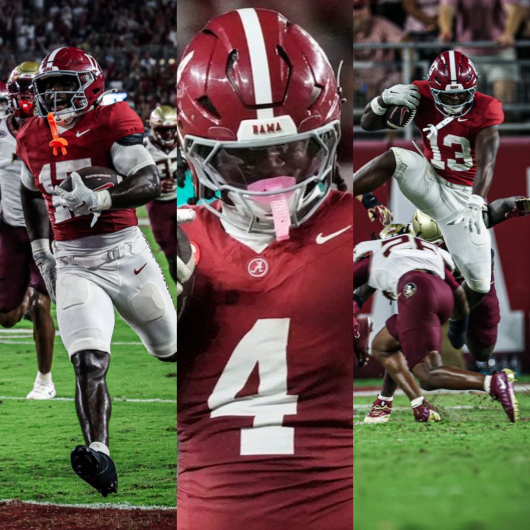 jtthebamafan's tweet photo. 🐘 KEY FACTOR FOR ALABAMA VS. MISSISSIPPI STATE

Alabama HAS to get the run game going early and they can’t forget about it once the passing game starts clicking.

Daniel Hill, EJ Crowell and Trea’Shawn Brown have all shown they can make plays. Getting those backs involved early can take some pressure off Keelon Russell and keep Mississippi State’s defense honest.

If Alabama can consistently create 2nd-and-short and 3rd-and-short, that puts the offense in manageable situations and gives Russell even more options to attack this defense.

🏈 Establish the run.
🔥 Keep the offense balanced.
🐘 Let Keelon Russell cook.

ROLL TIDE!

#RollTide #AlabamaFootball