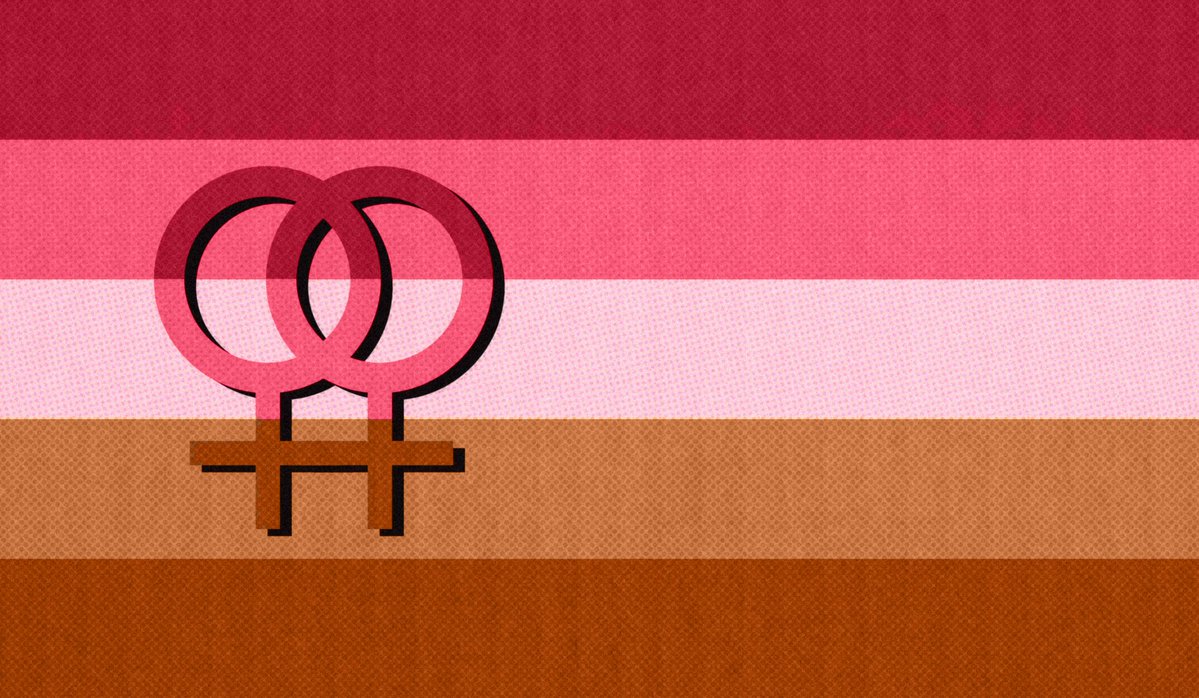 youtuberyaoi's tweet photo. decided to make an anti terf lesbian flag, free to use
+ version without the symbol
gender is a fuck https://t.co/LVGp2SPw7Y