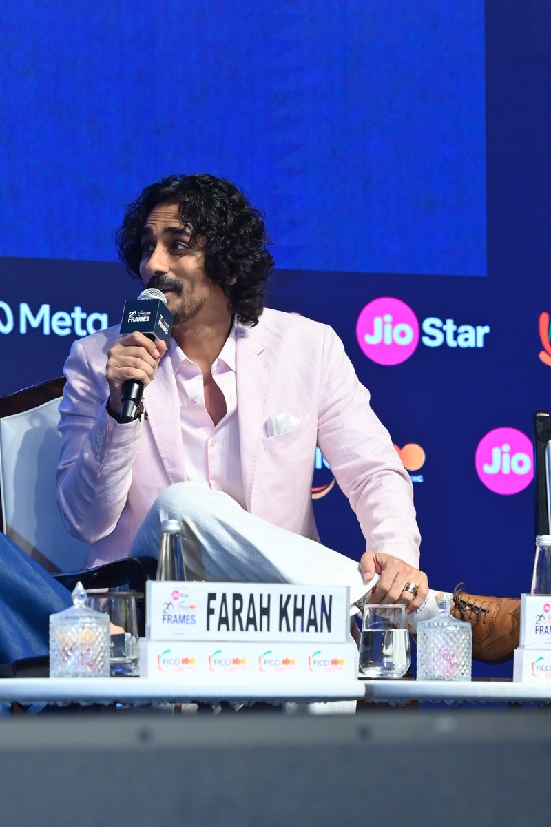 FICCIFRAMES's tweet photo. The Next Big Story: What audiences want, what creators are imagining and how bold programming choices are shaping what comes next

Siddharth, Actor & Producer shared his perspective on the conversation explored how individual creators, unconventional journeys and creative intent are shaping the future of storytelling and entertainment.

During the panel, he talked about the growing importance of individual thinking and initiative, highlighting how individuals can drive collective progress rather than simply relying on existing systems.

#FICCIFRAMES2026 #IndiasMediaMoment #MediaAndEntertainment #InfiniteContent