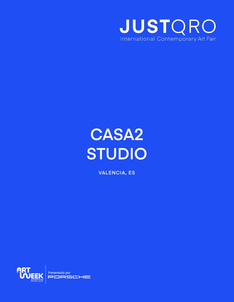 justfairs's tweet photo. CASA2 STUDIO en JUSTQRO 2026
Desde Valencia, presenta a Jorge Muriedas y Emanuel Gravina, dos artistas con lenguajes y recorridos propios dentro de una práctica contemporánea
12–15 NOV-Álamos Lifestyle Center · Querétaro
@casa2.studio @jorge_muriedas_ @emanuelgravina @artweekqro https://t.co/Tm5yHH24j8